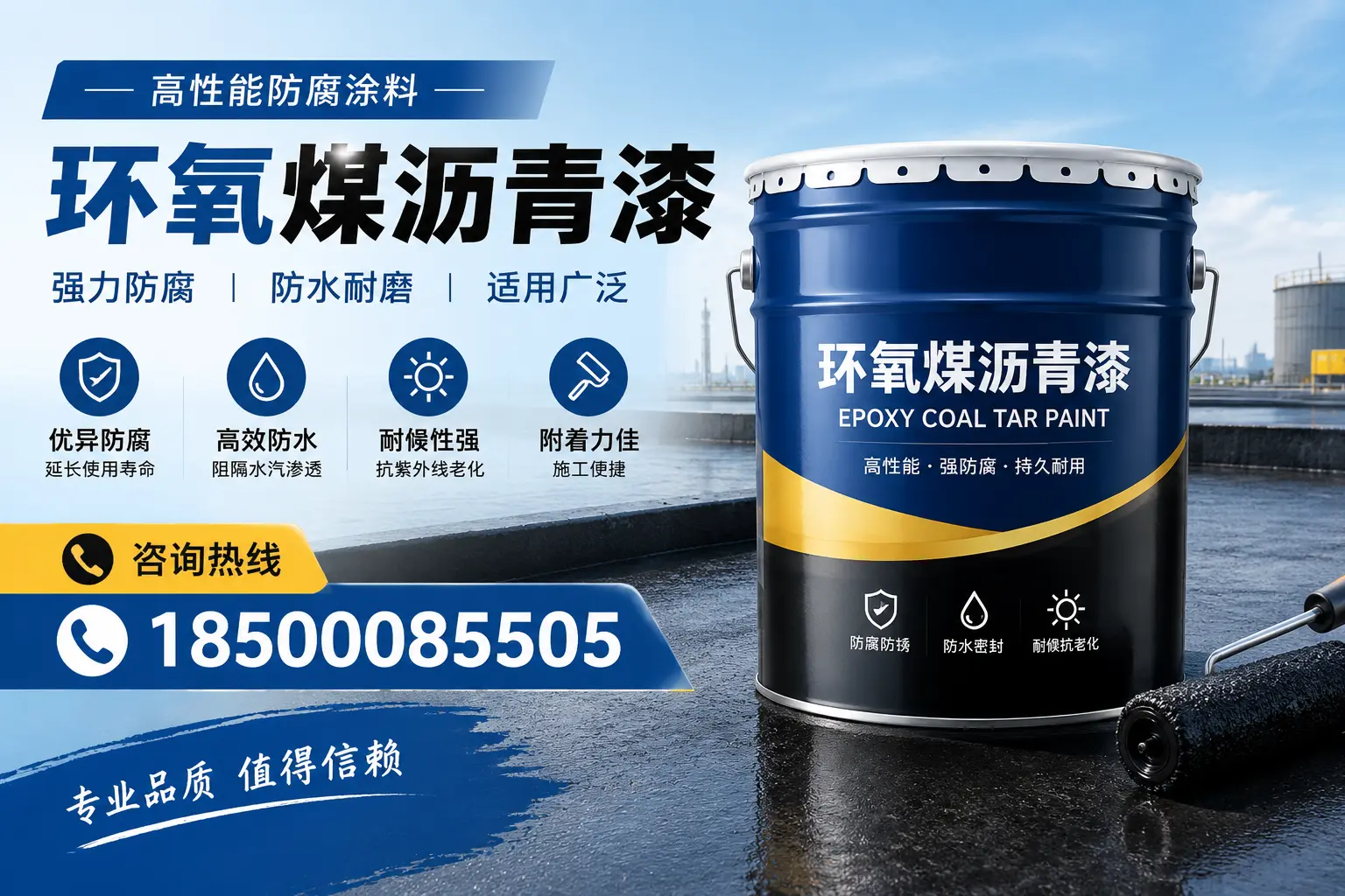 环氧煤沥青漆的主要成分与功能，烟台用户深度了解